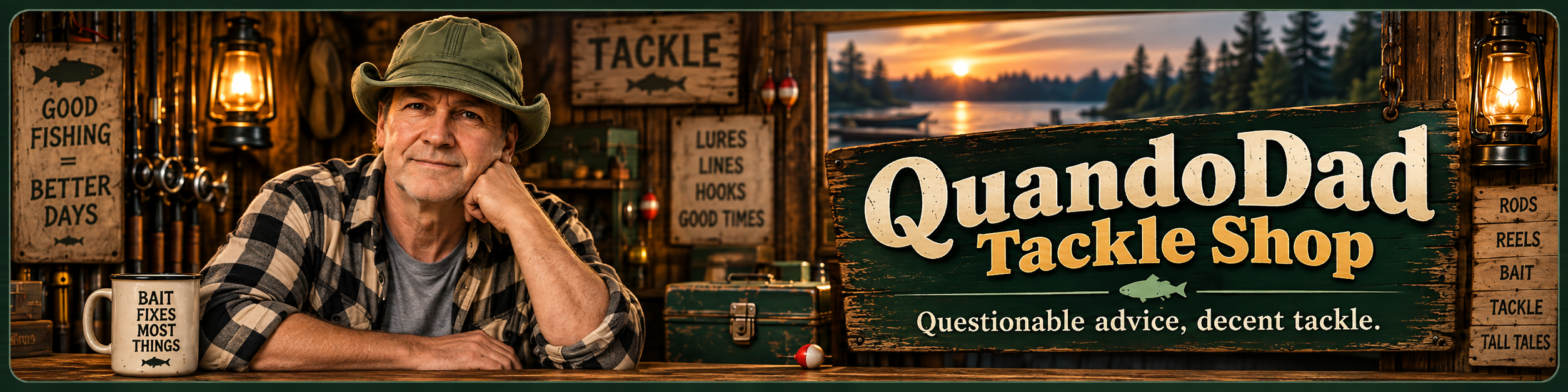 QuandoDad Tackle Shop banner